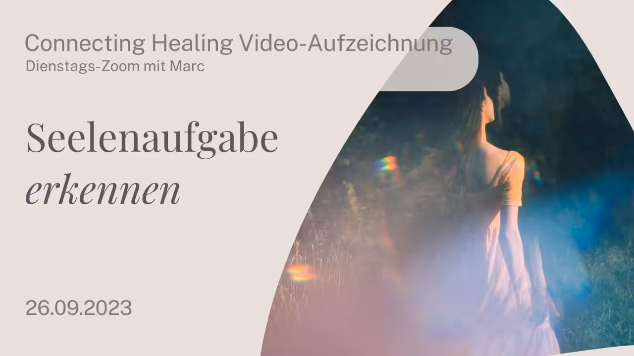 Seelenaufgabe Erkennen